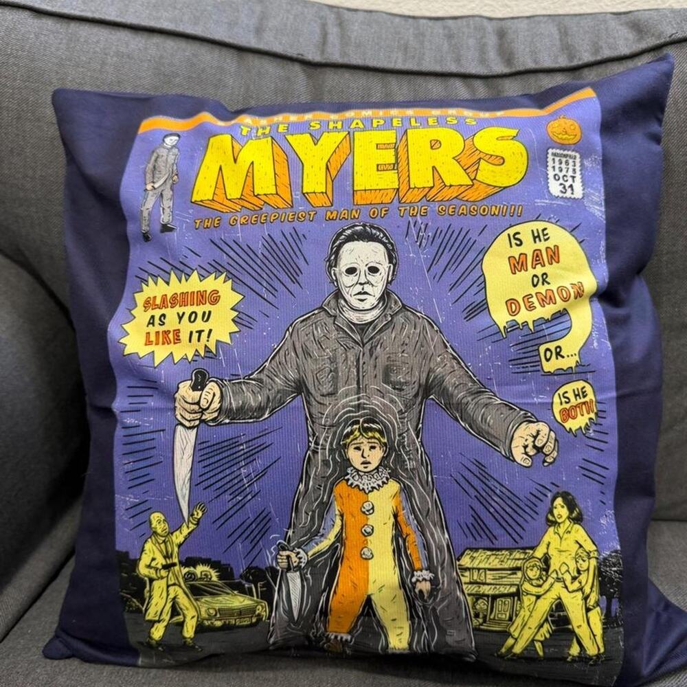 This retro horror themed decorative
